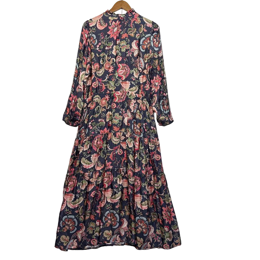 Blue Illusion Navy Floral Dress - Size 16/2L