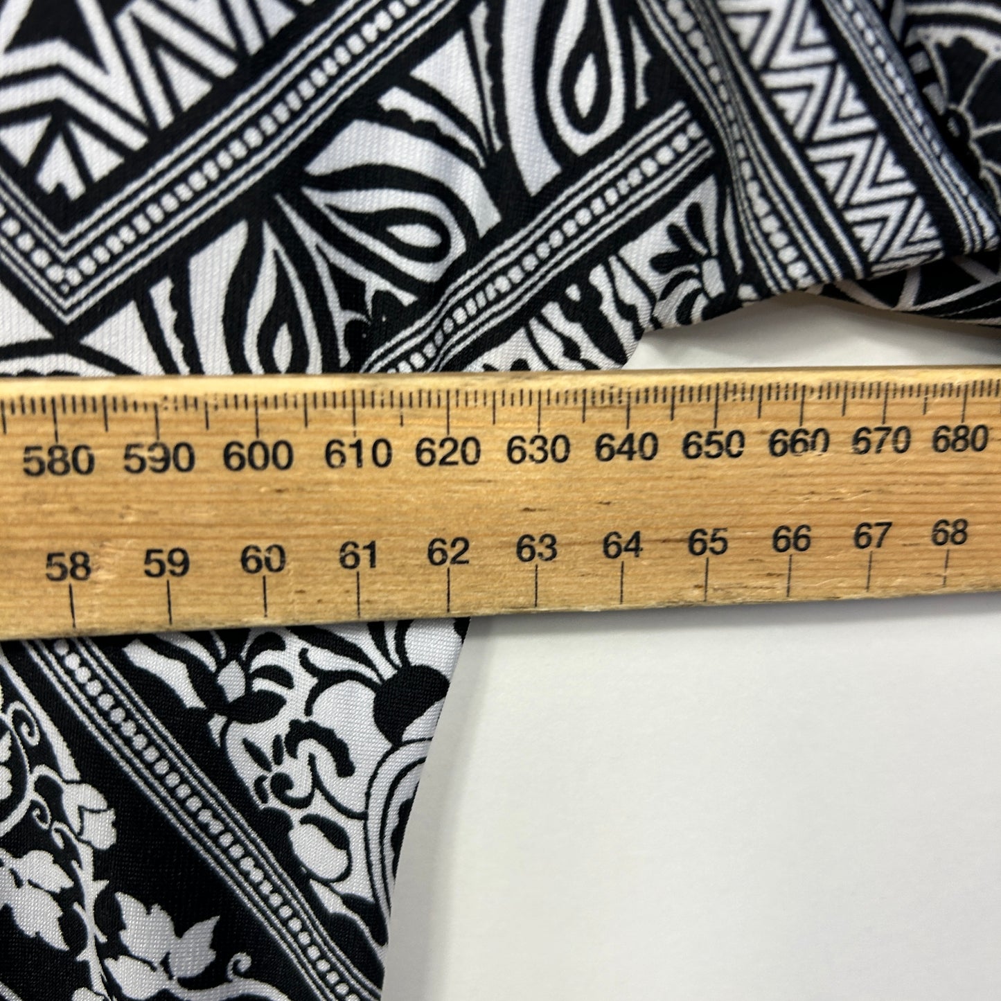 Millers Black White Geometric Print Tunic - Size XXL