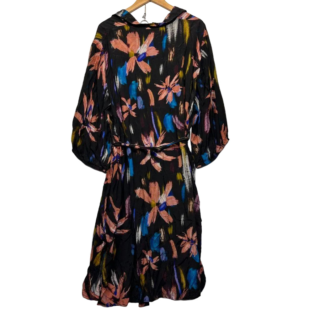Taking Shape Abstract  Floral Print Dress - Size 24