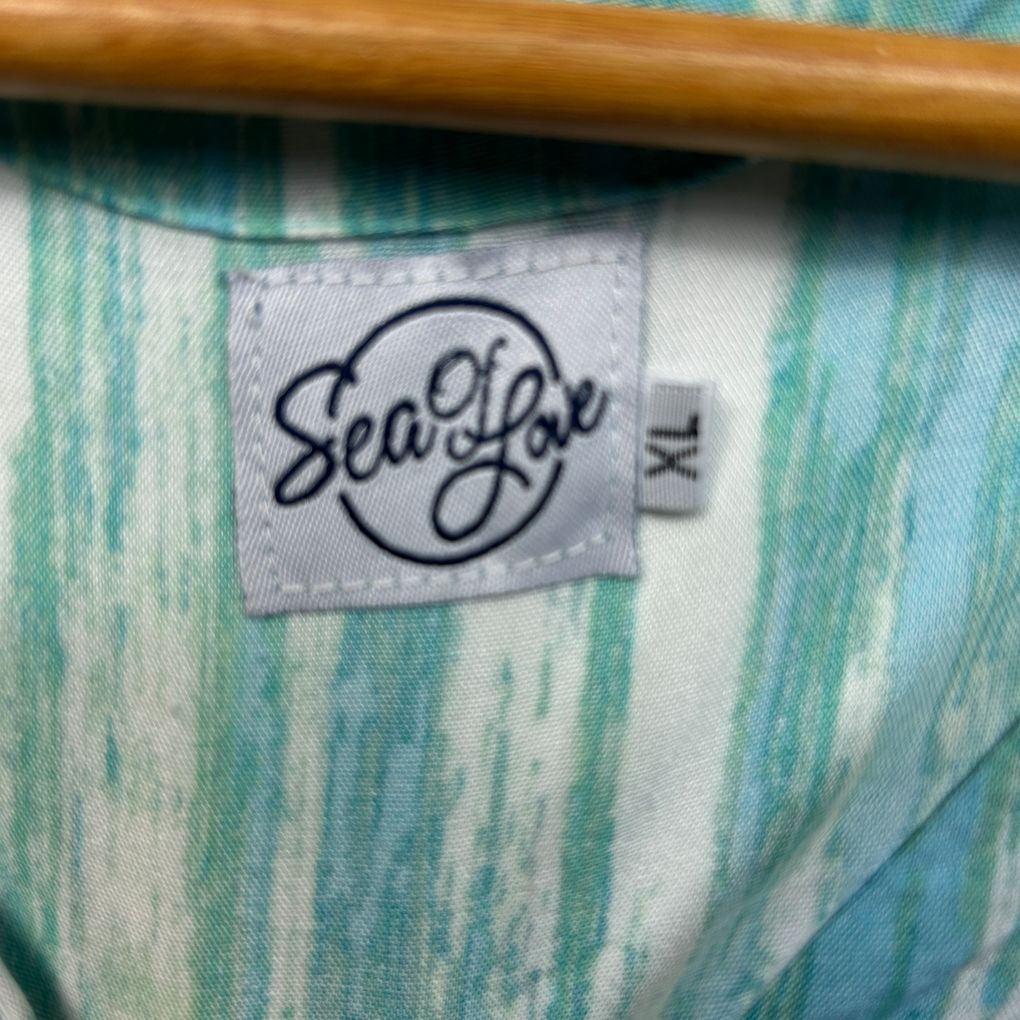 Sea of Love Aqua Top - Size XL