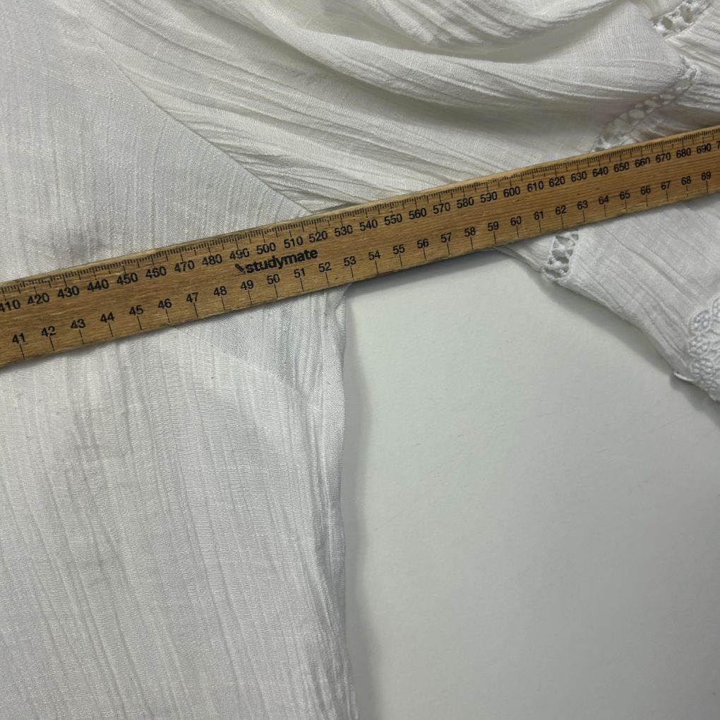 Rockmans White Top - Size 18