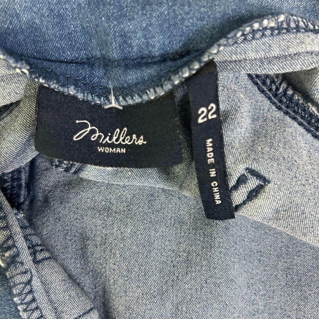 Millers Cotton Pull On Denim Pants Jeans - Size 22