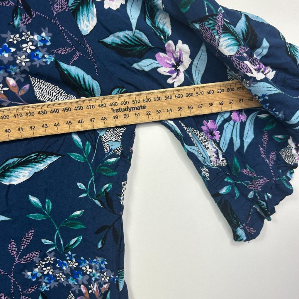 Rockmans Navy Top - Size 14