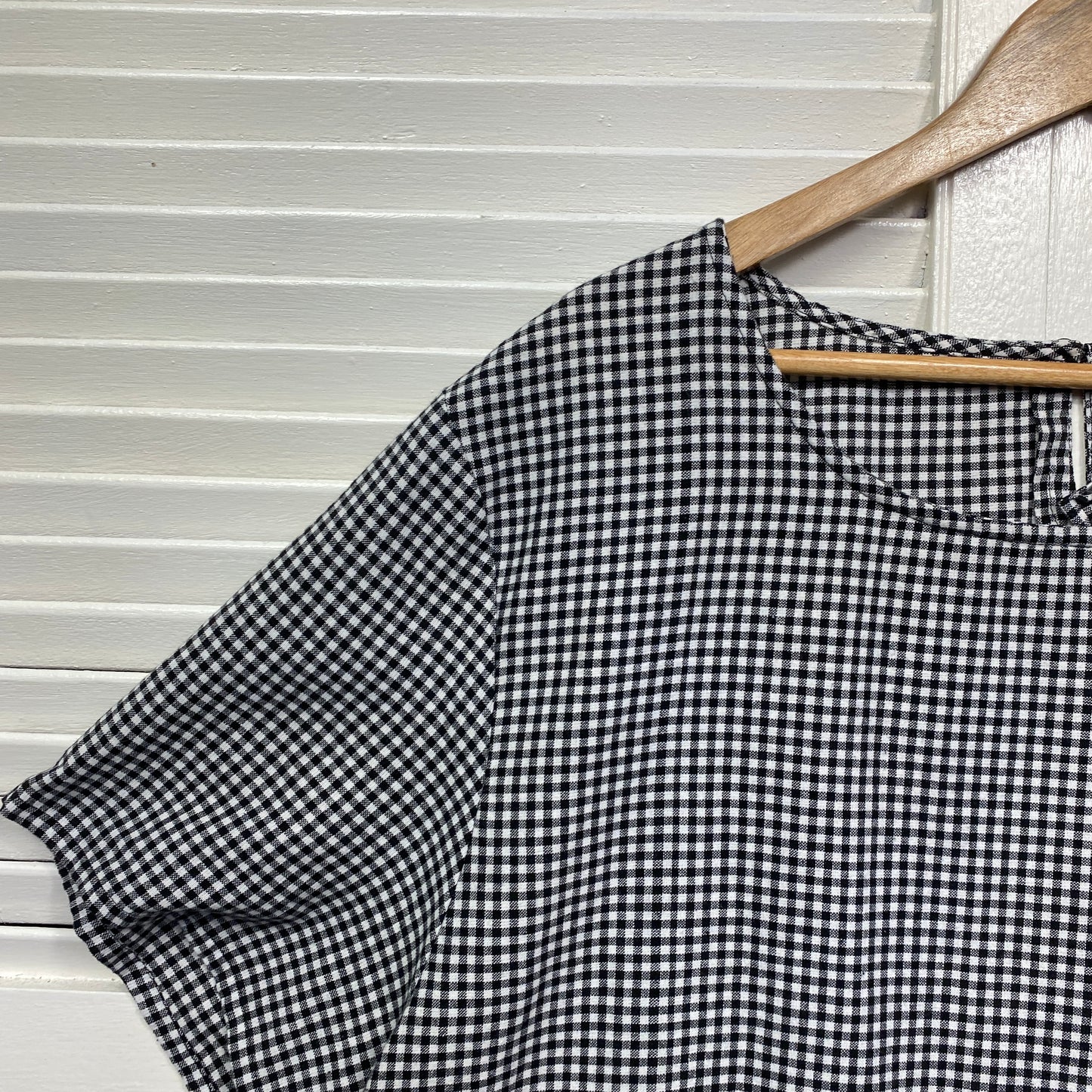 Daisy Street Curve Dress Size 28 26 Black White Gingham Check