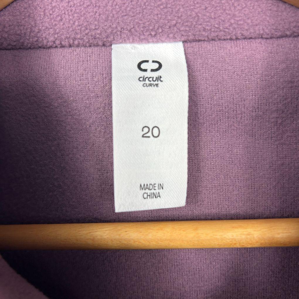 Circuit Purple Zip Jacket - Size 20