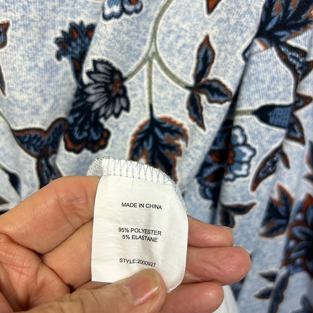 Millers Blue Floral Top - Size 22