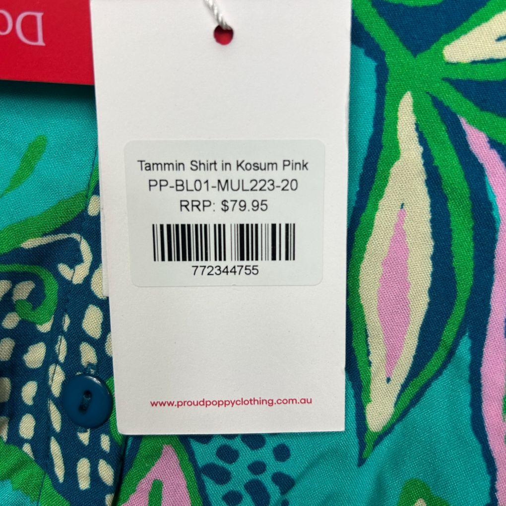 Proud Poppy Tammin Shirt in Kosum Pink - Size 20