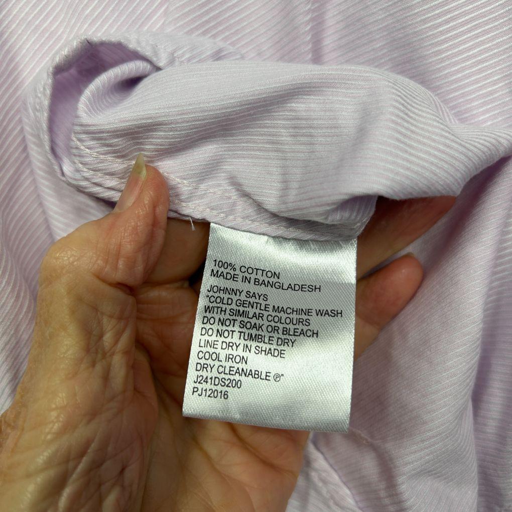 Johnny Bigg Lilac Cotton Shirt - Size 7XL