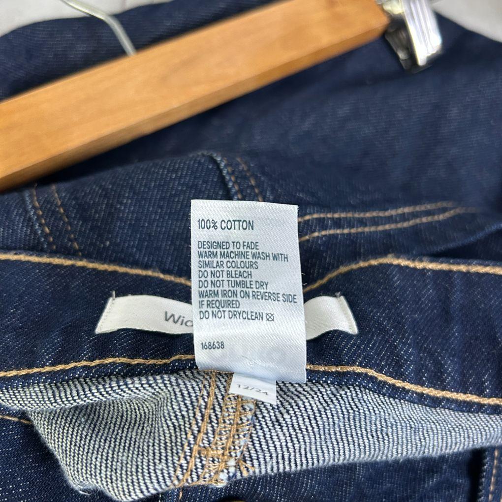 Anko Dark Wash Cotton Jeans - Size 14