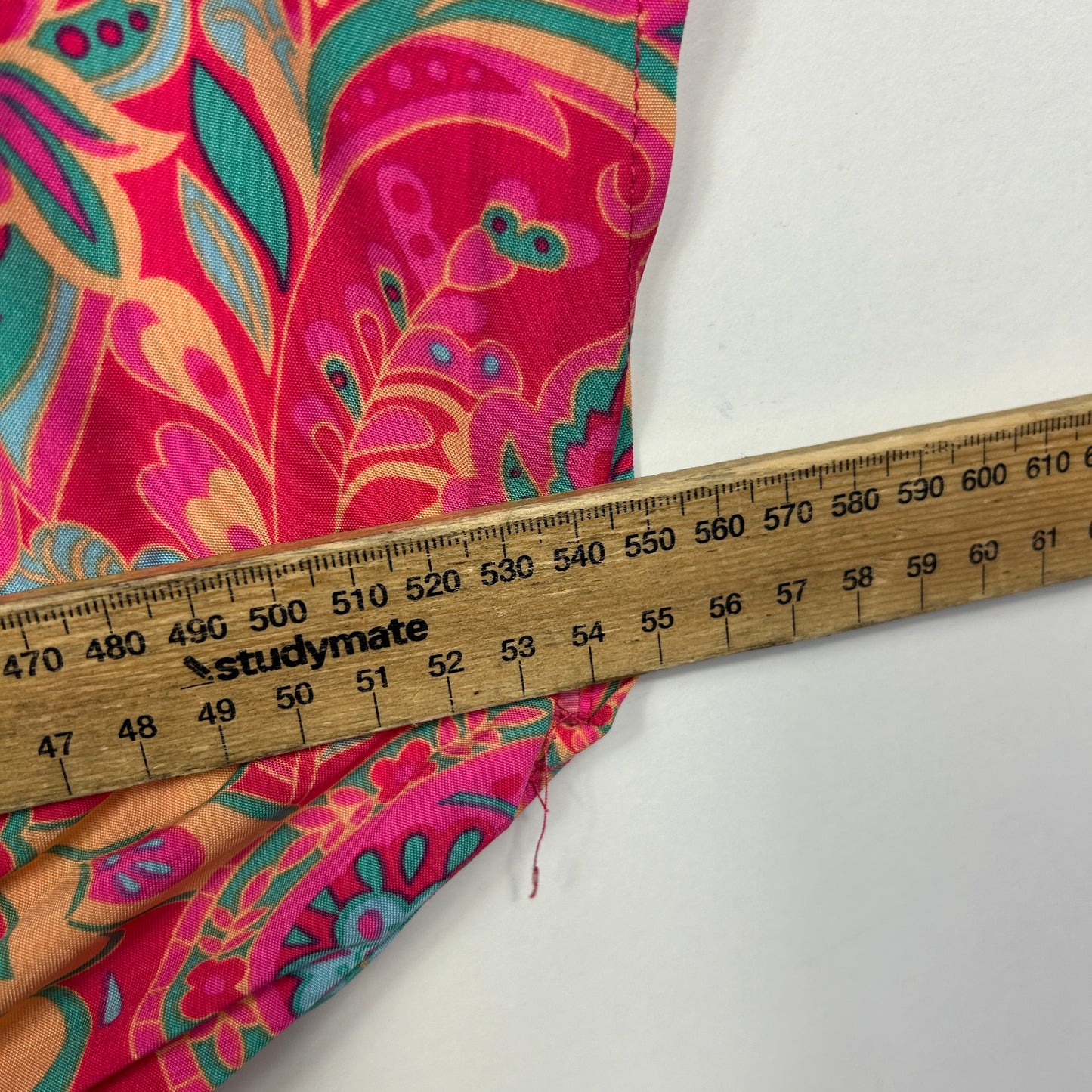 Shein Pink Multicoloured Paisley Dress - Size 0XL