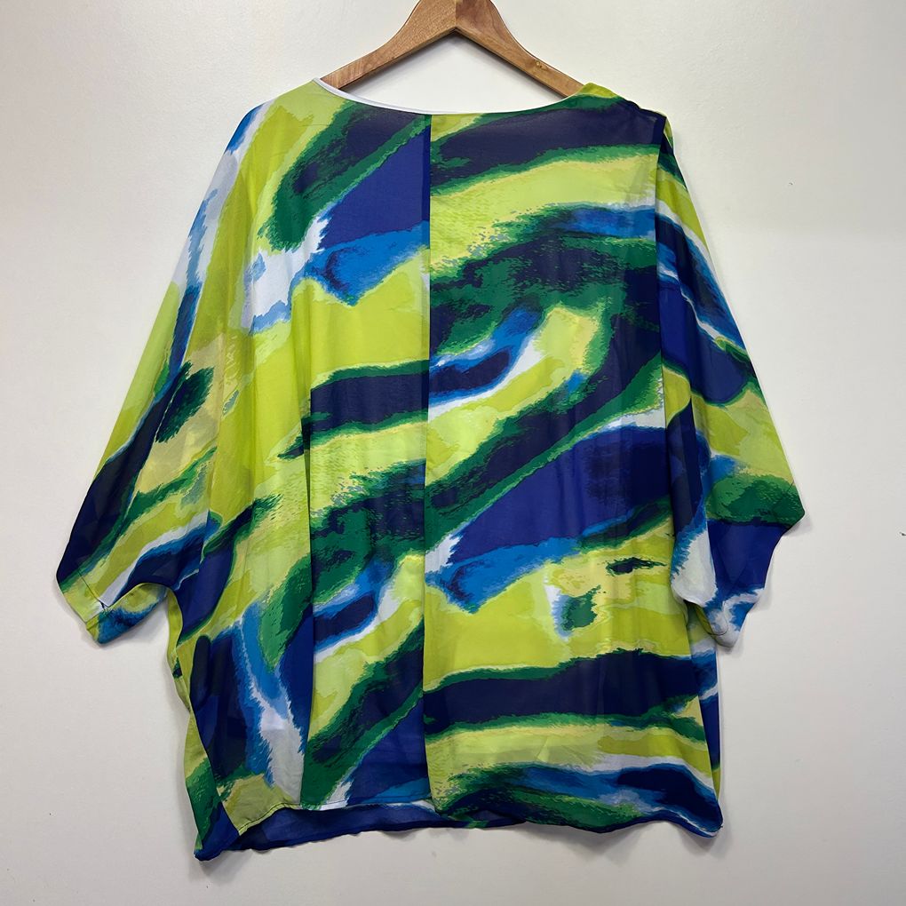 Autograph Multicoloured Top - Size 20