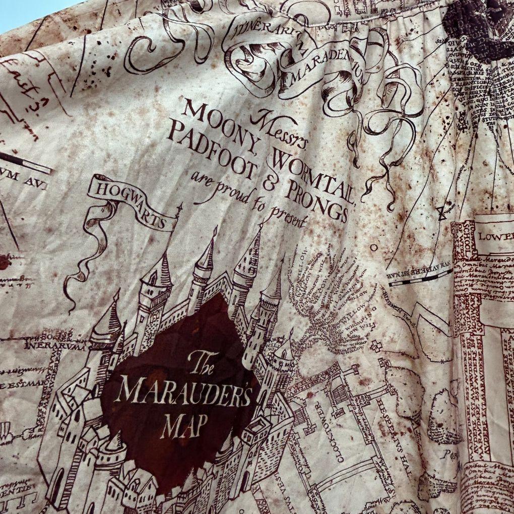 BlackMilk x Harry Potter Marauders Map Skater Skirt - Size L