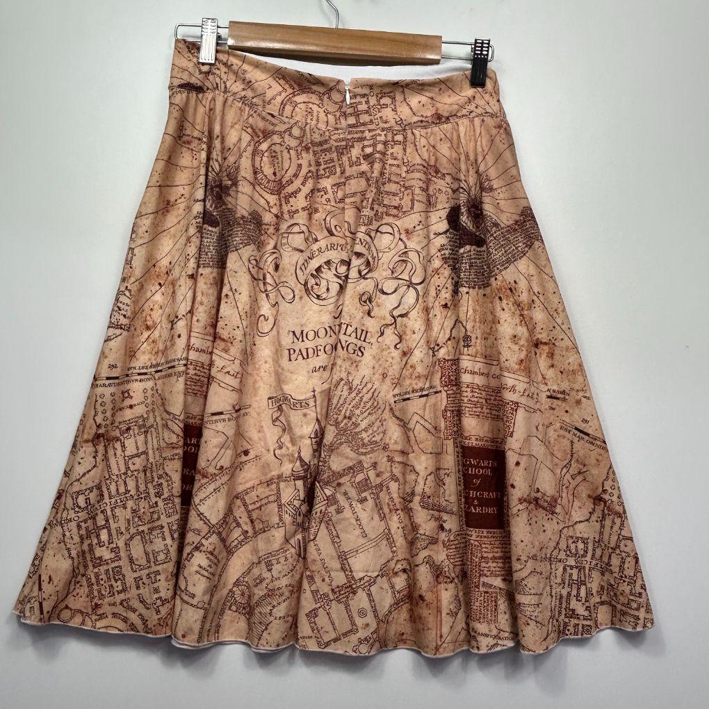 BlackMilk x Harry Potter Marauders Map Skater Skirt - Size L