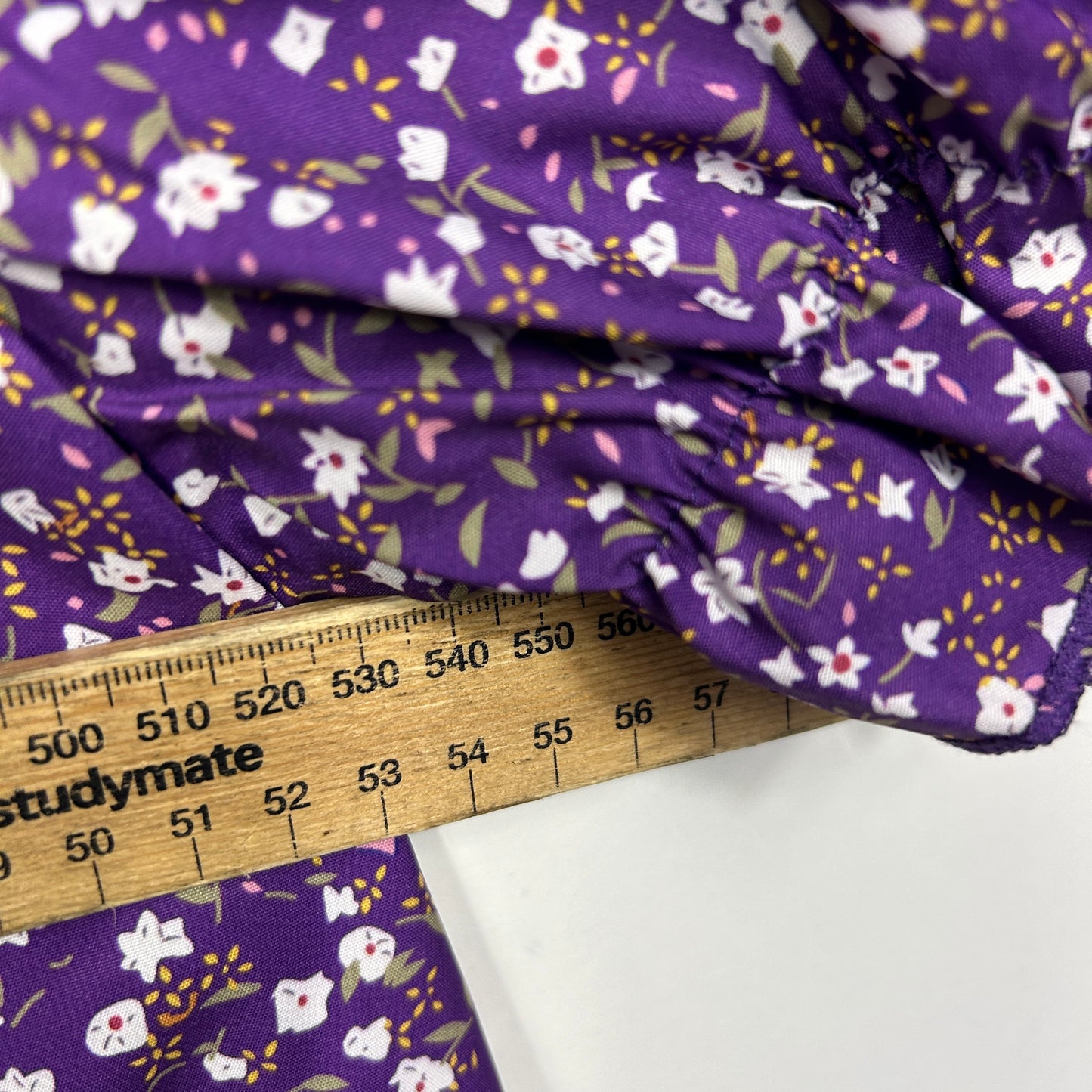 Shein Purple Multicoloured Floral Top - Size 0XL