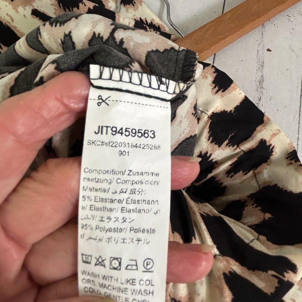 Shein Leopard Print Pants - Size 0XL