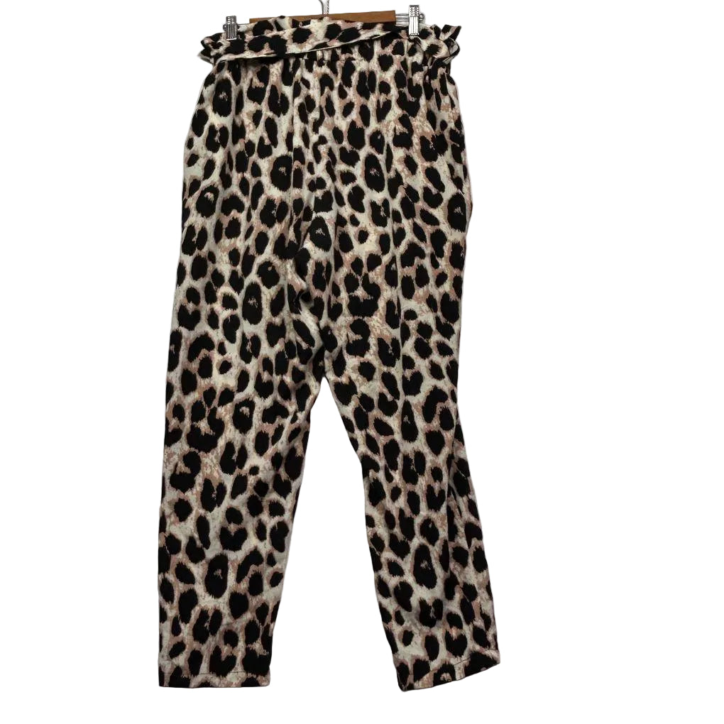 Shein Leopard Print Pants - Size 0XL