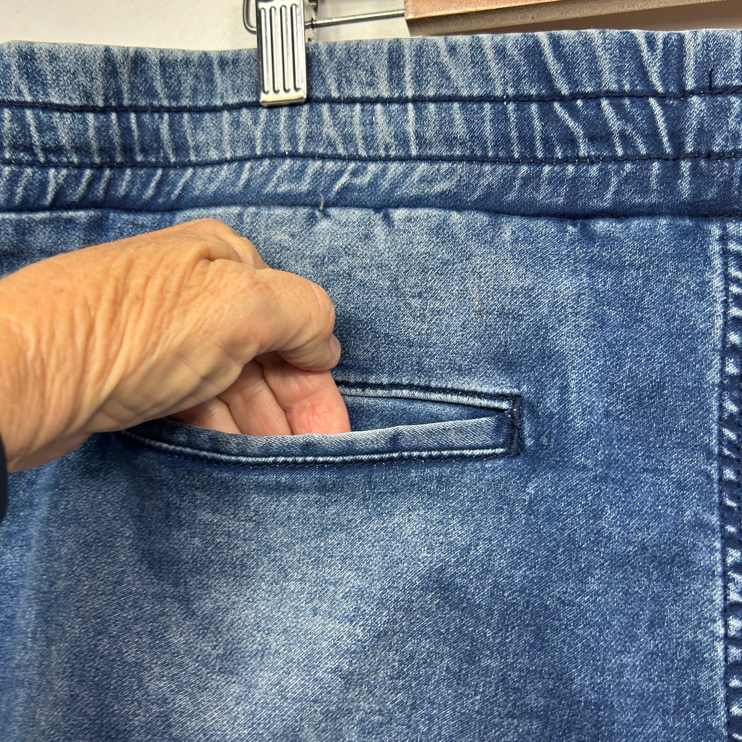 Target Blue Denim Jogger Pants - Size 20