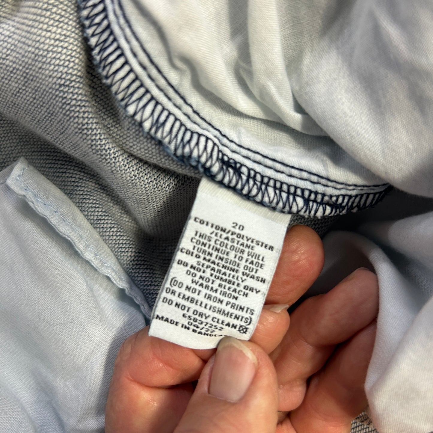 Target Blue Denim Jogger Pants - Size 20