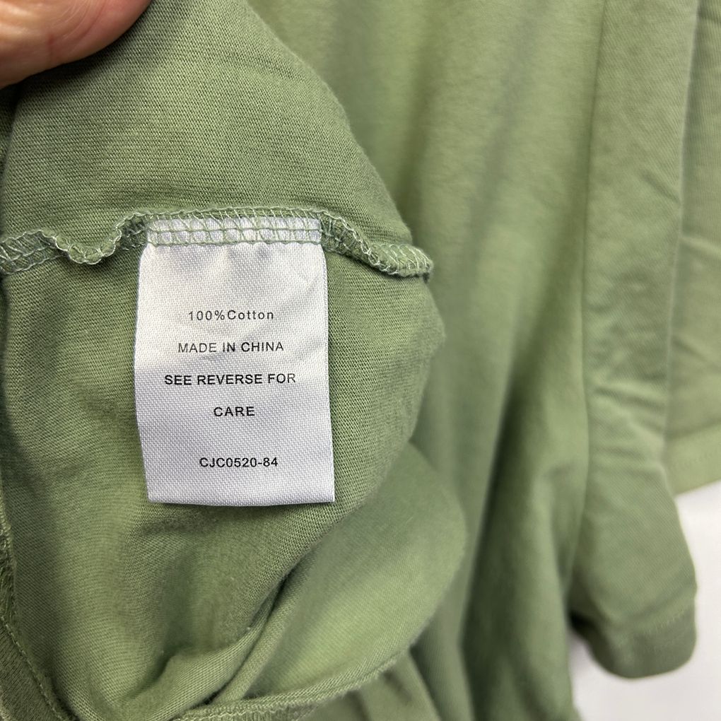 You + All Green Cotton Tee - Size 24