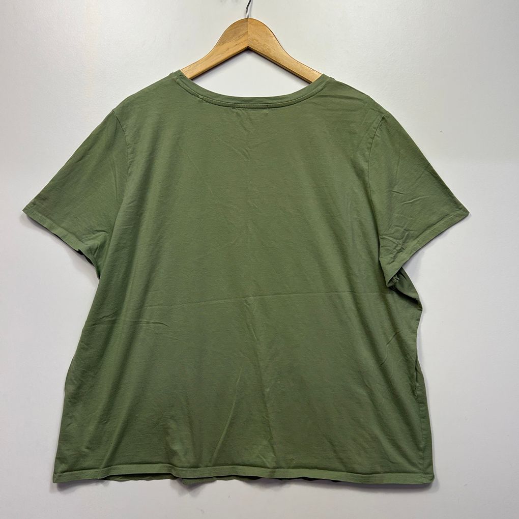 You + All Green Cotton Tee - Size 24