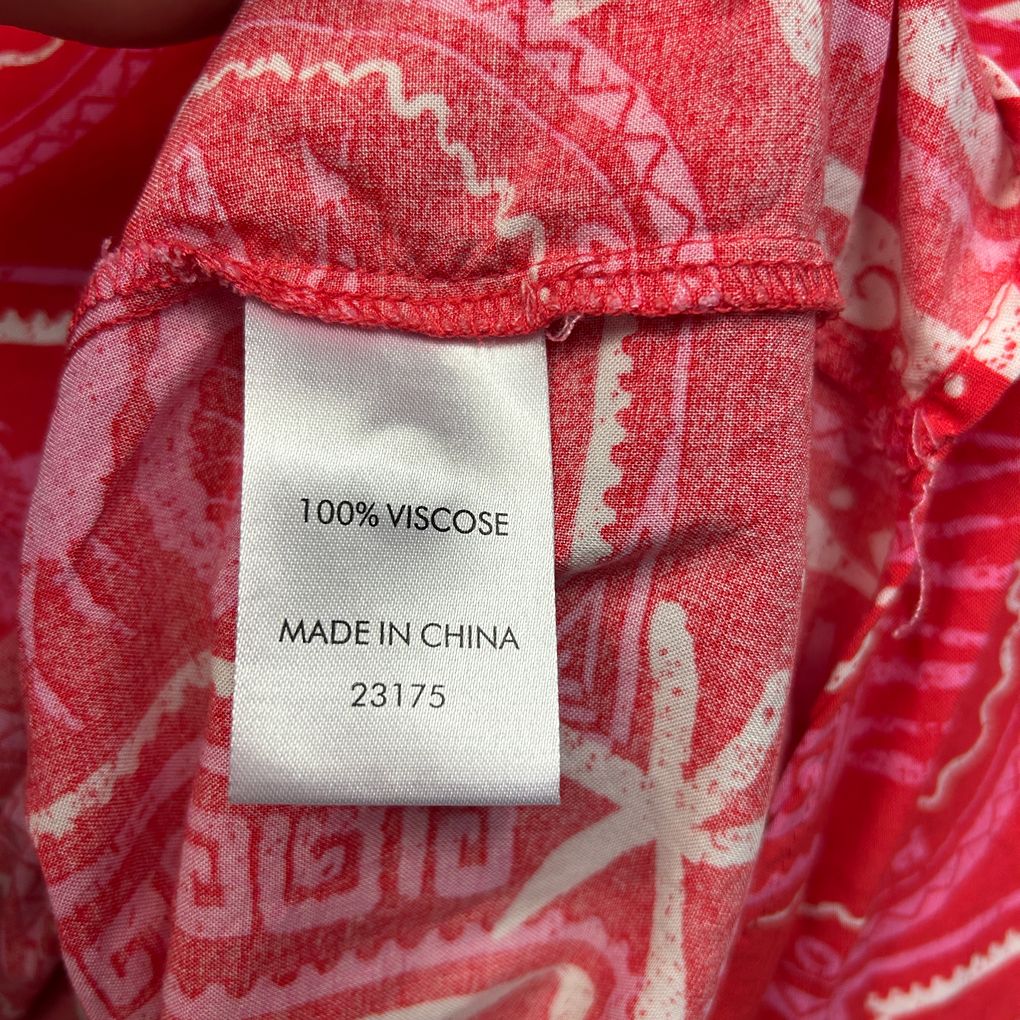 Suzanne Grae Red Shirt - Size 16