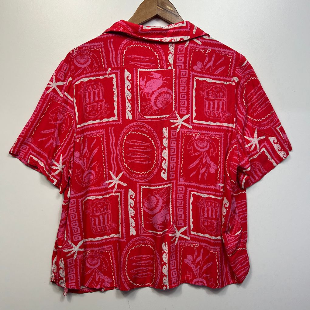 Suzanne Grae Red Shirt - Size 16