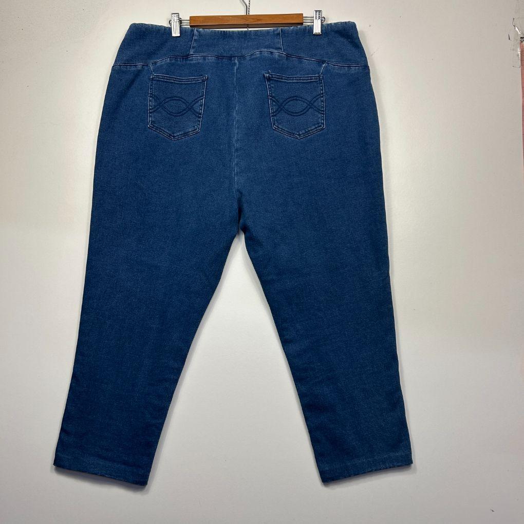 Millers Denim Ankle Length Cropped Pants - Size 22