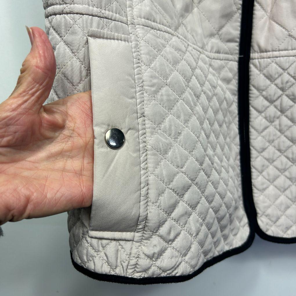 Millers Grey Quilted Vest - Size 14