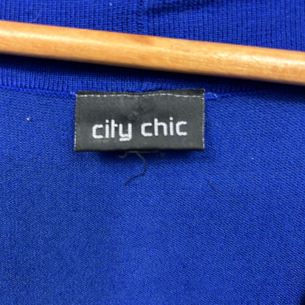 City Chic Blue Shrug - Size 14/15