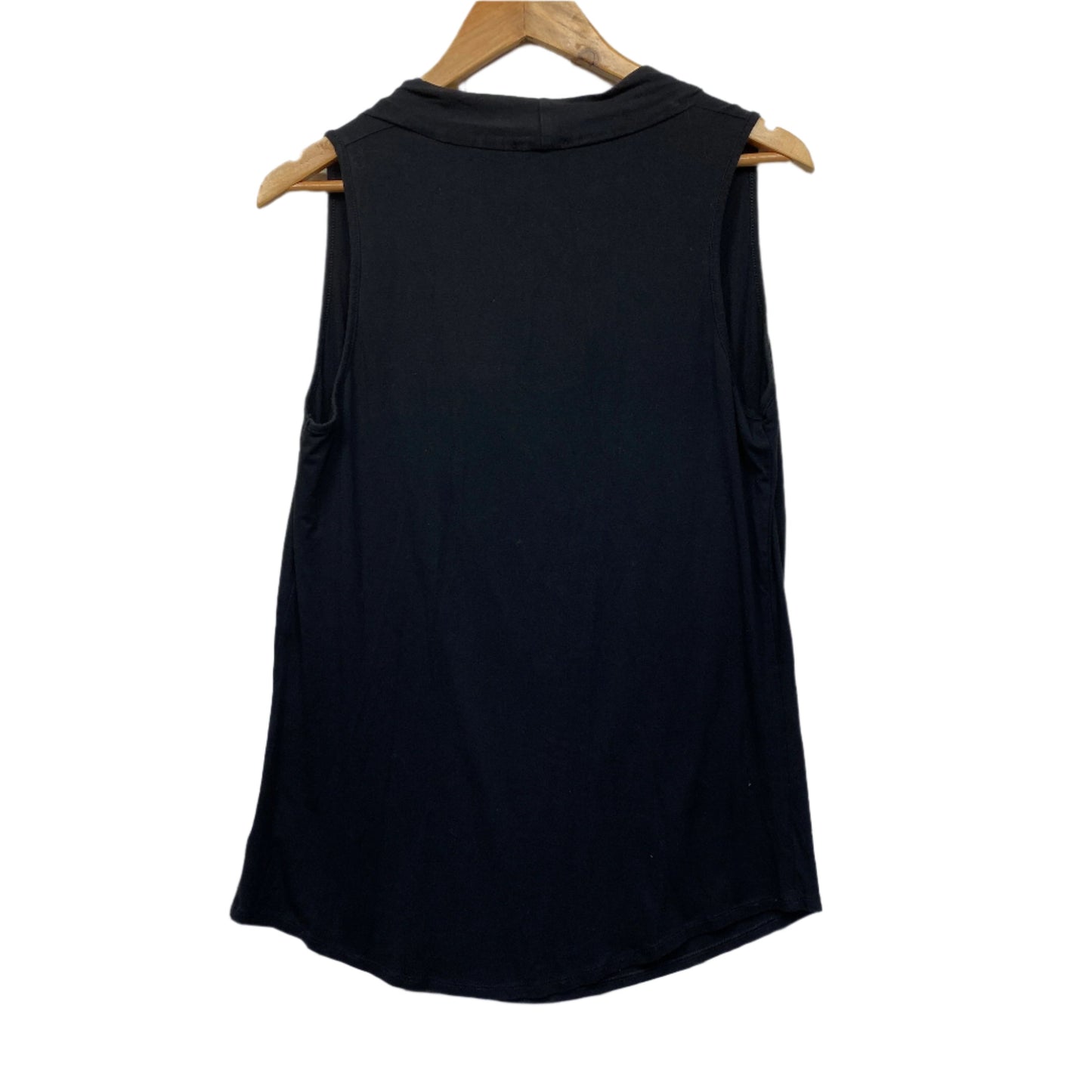 Mela Purdie Top Size 14 Black Sleeveless