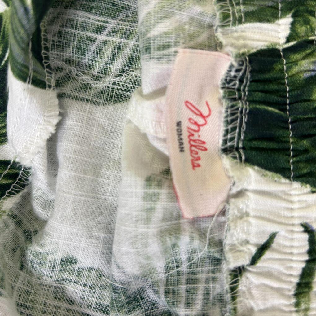Millers Green Palm Print Cotton Pants - Size 18/20?