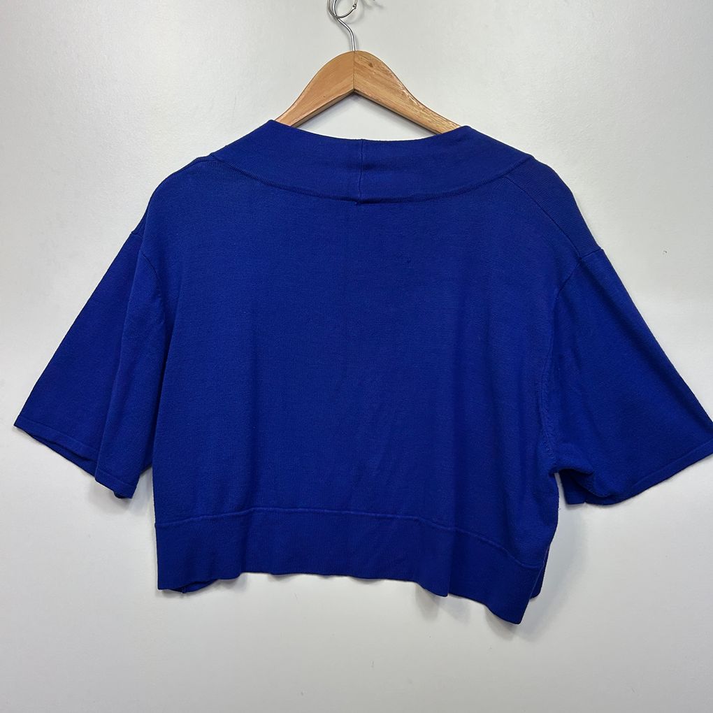 City Chic Blue Shrug - Size 14/15