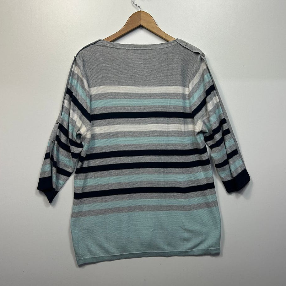 Millers Grey Cotton Top - Size XL