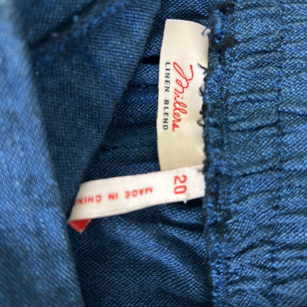 Millers Blue Linen Shorts - Size 20