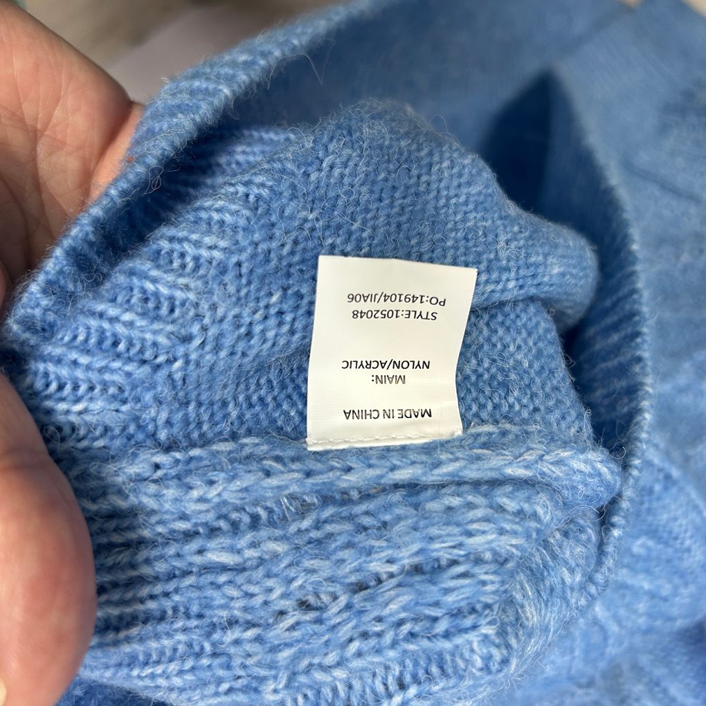 W Lane Blue Jumper - Size L
