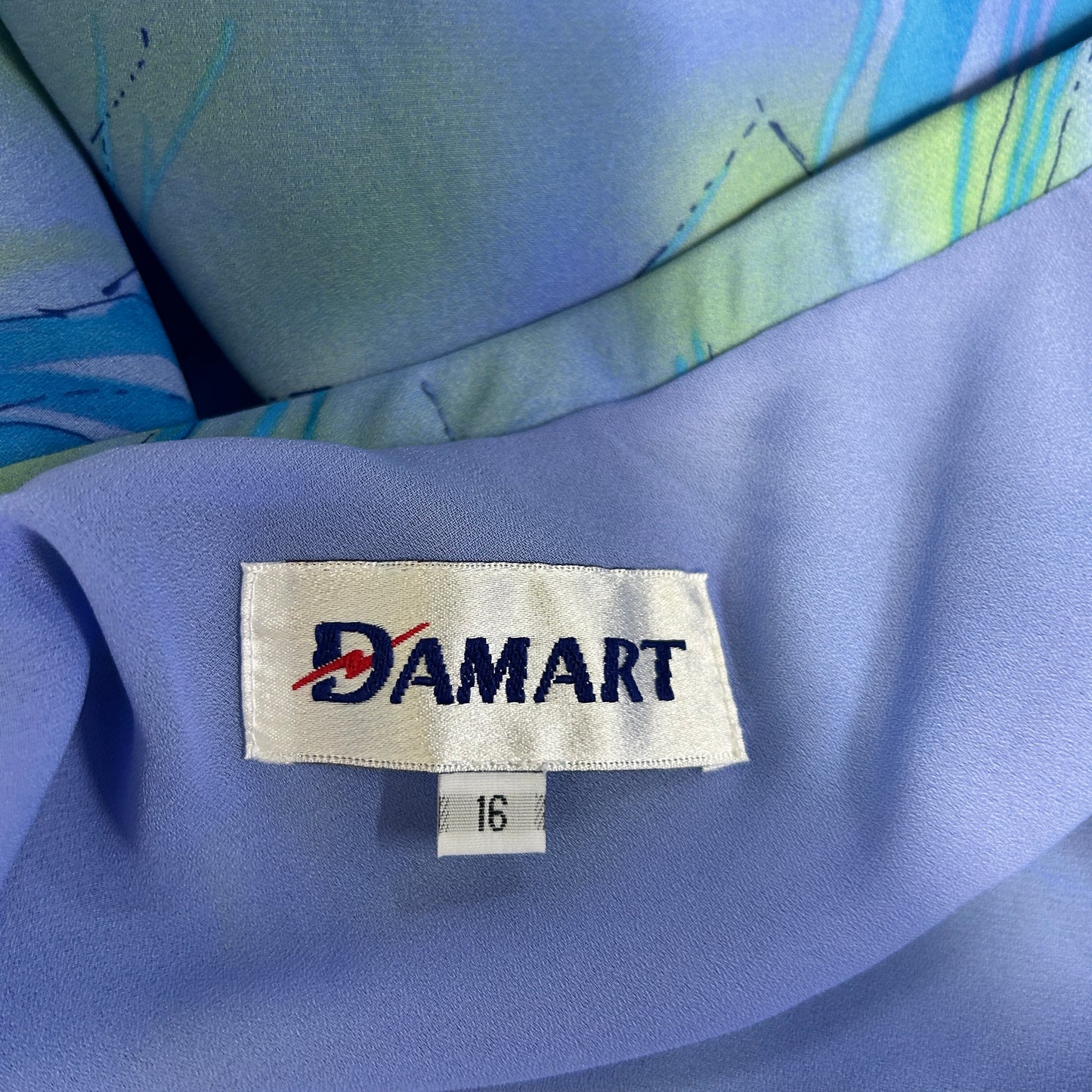 Damart Multicoloured Skirt - Size 16