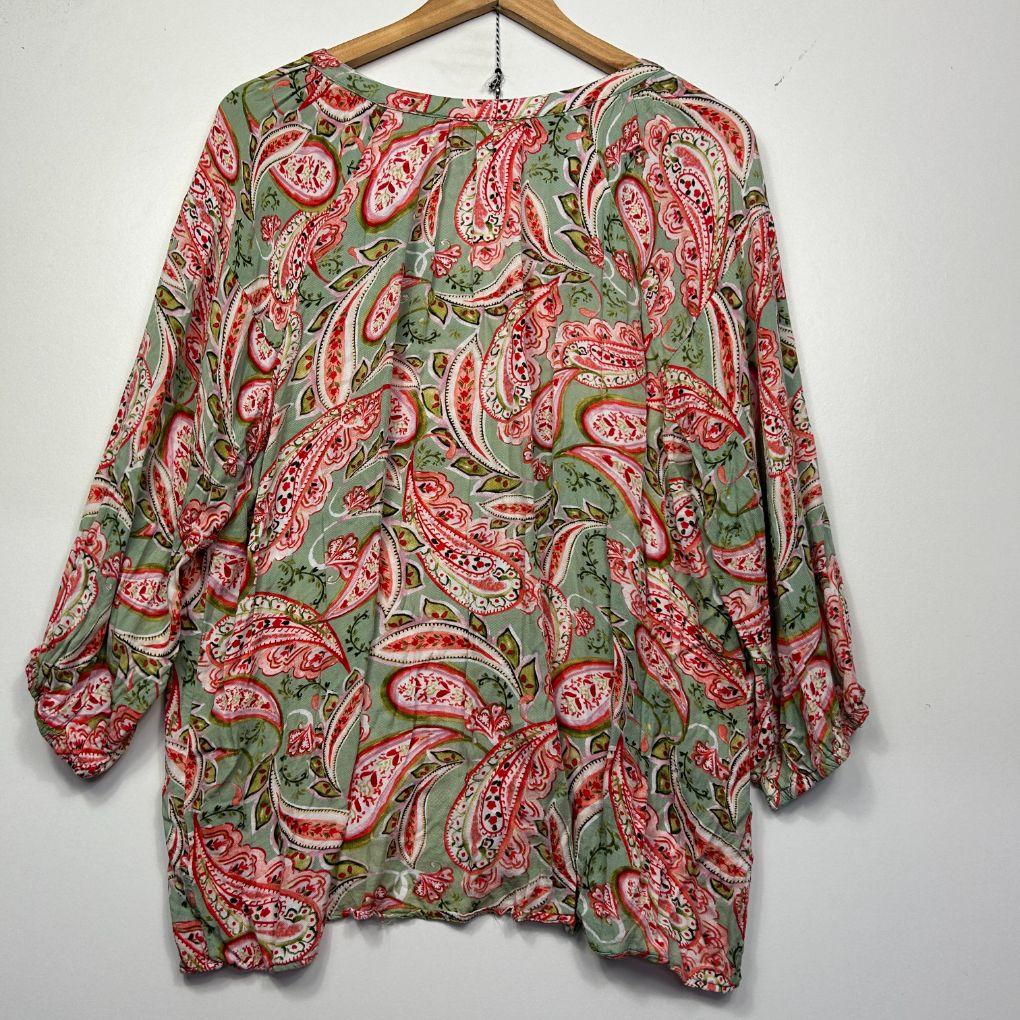 Millers Pink Paisley Top - Size 16