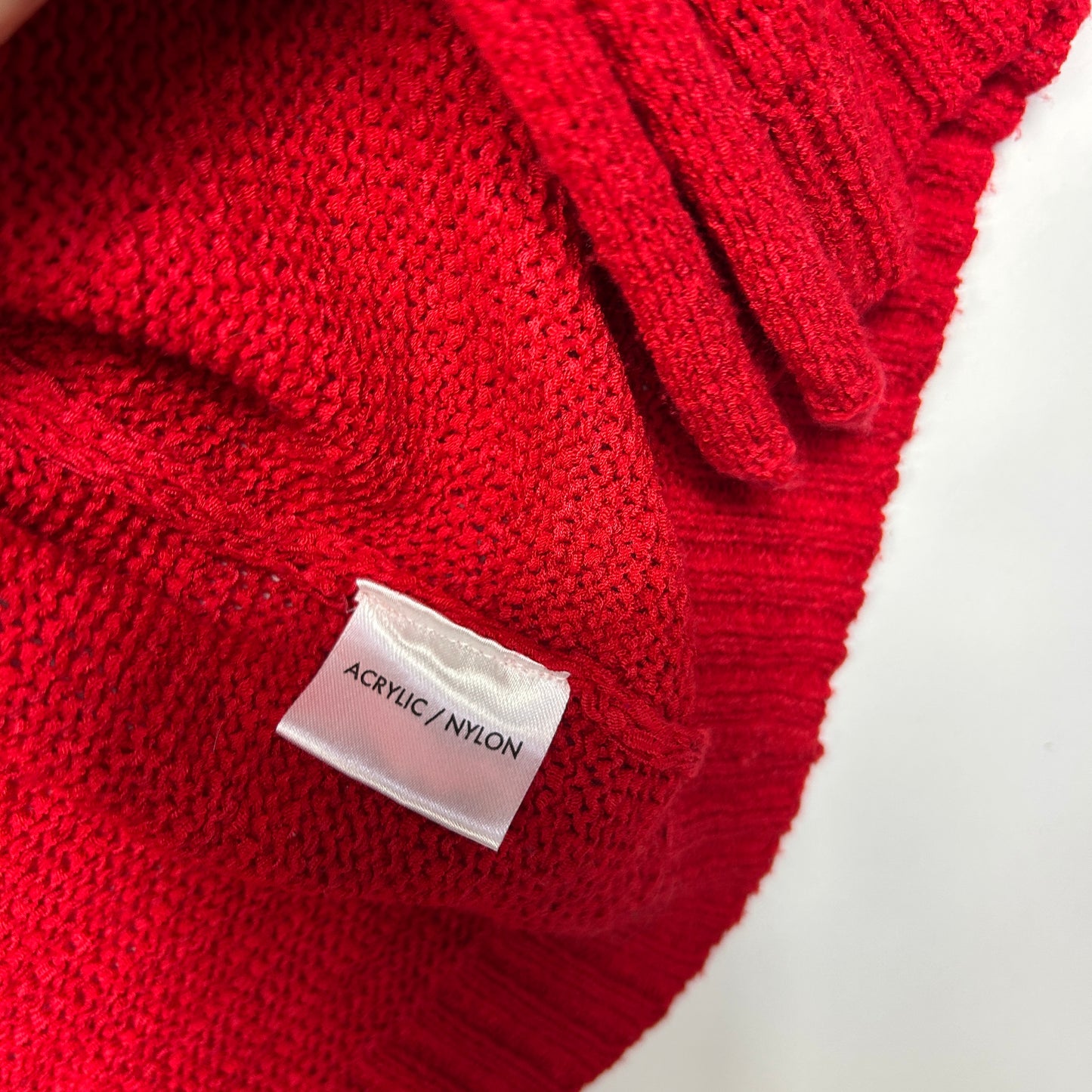 Katies Red Knit Cardigan - Size 1XL