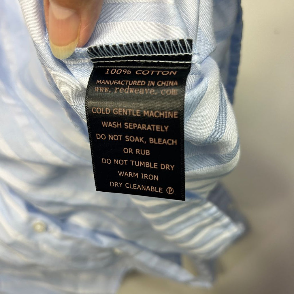 Impress Blue Cotton Shirt - Size 20