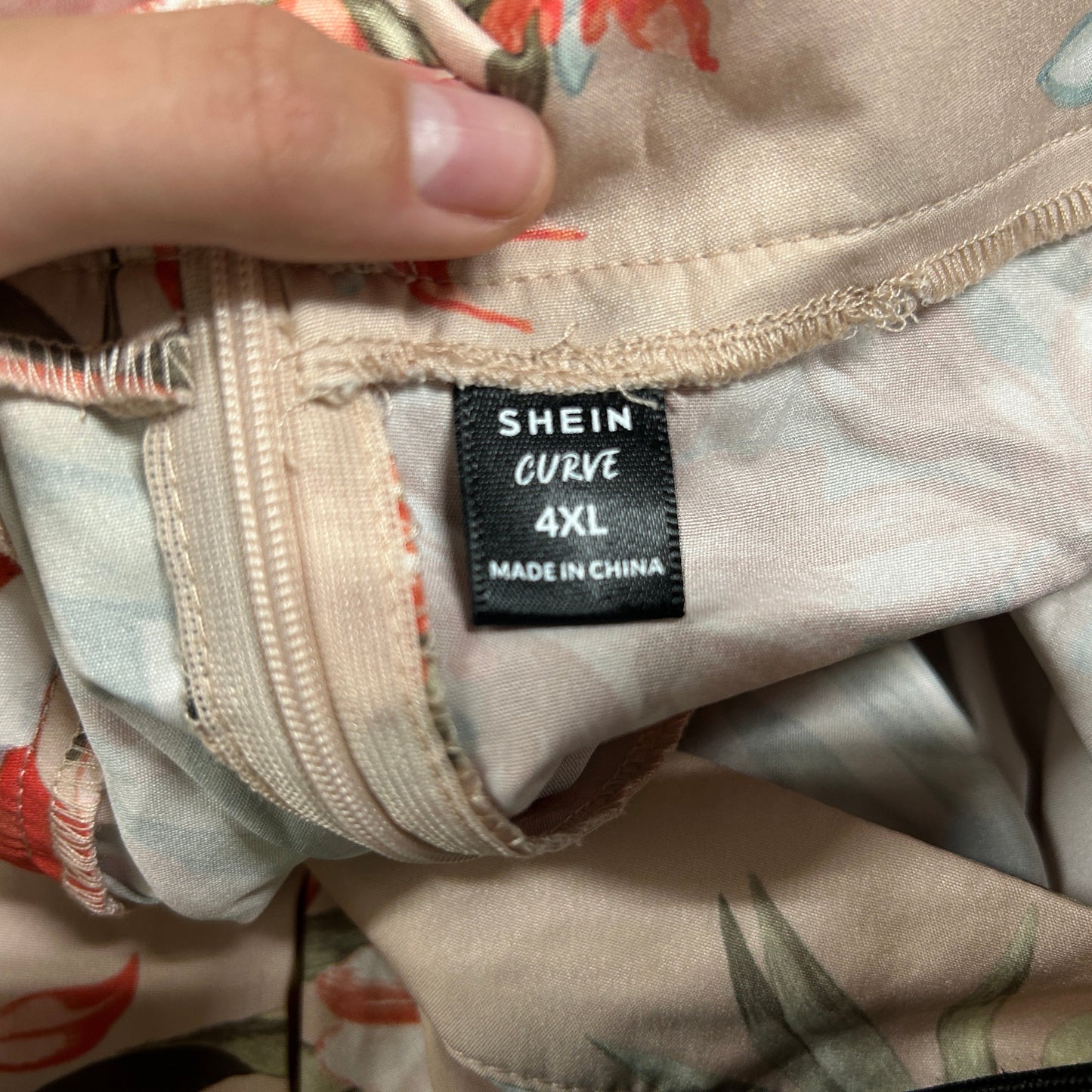 Shein Floral Maxi Skirt - Size 4XL