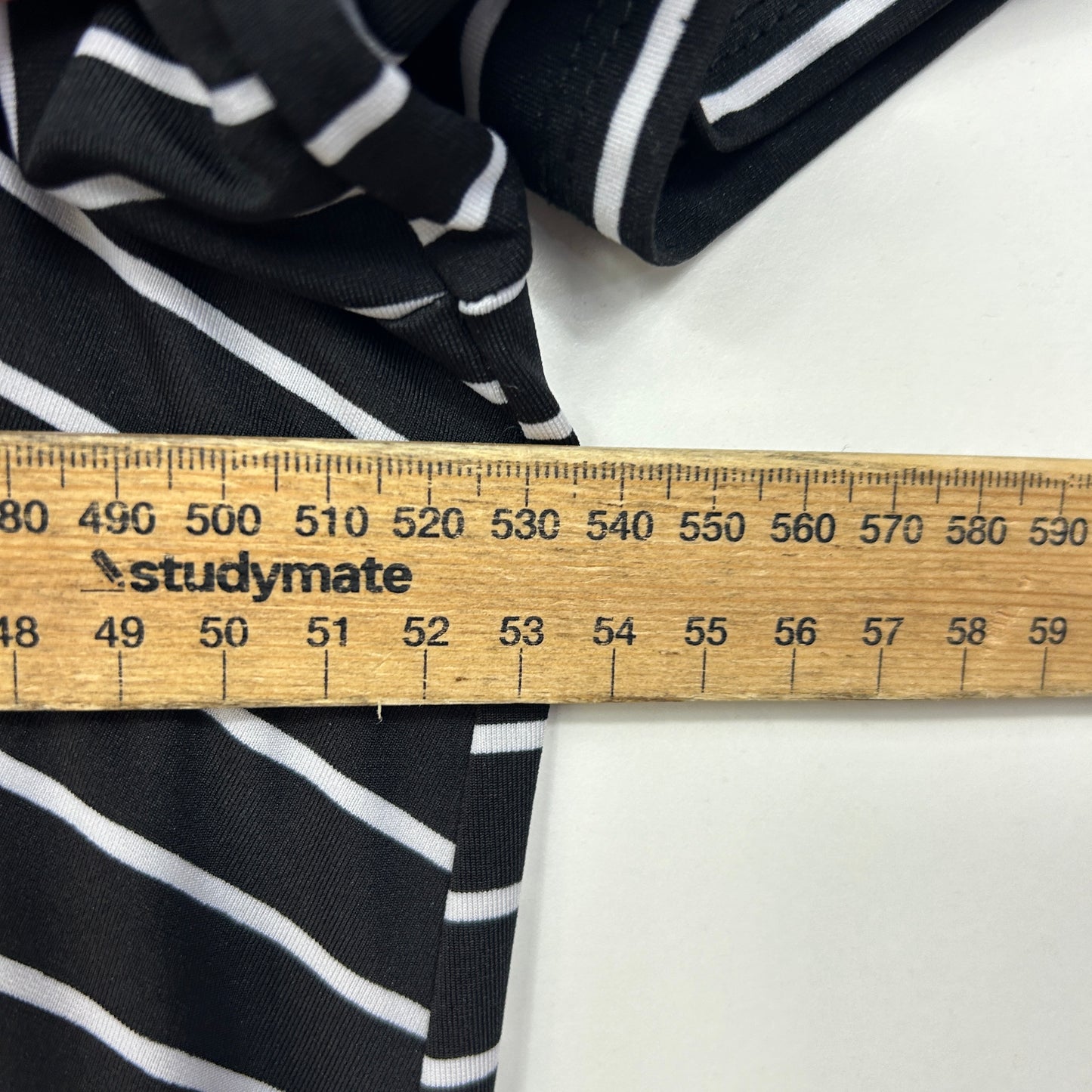 Millers Black White Striped Asymmetric Dress - Size 14