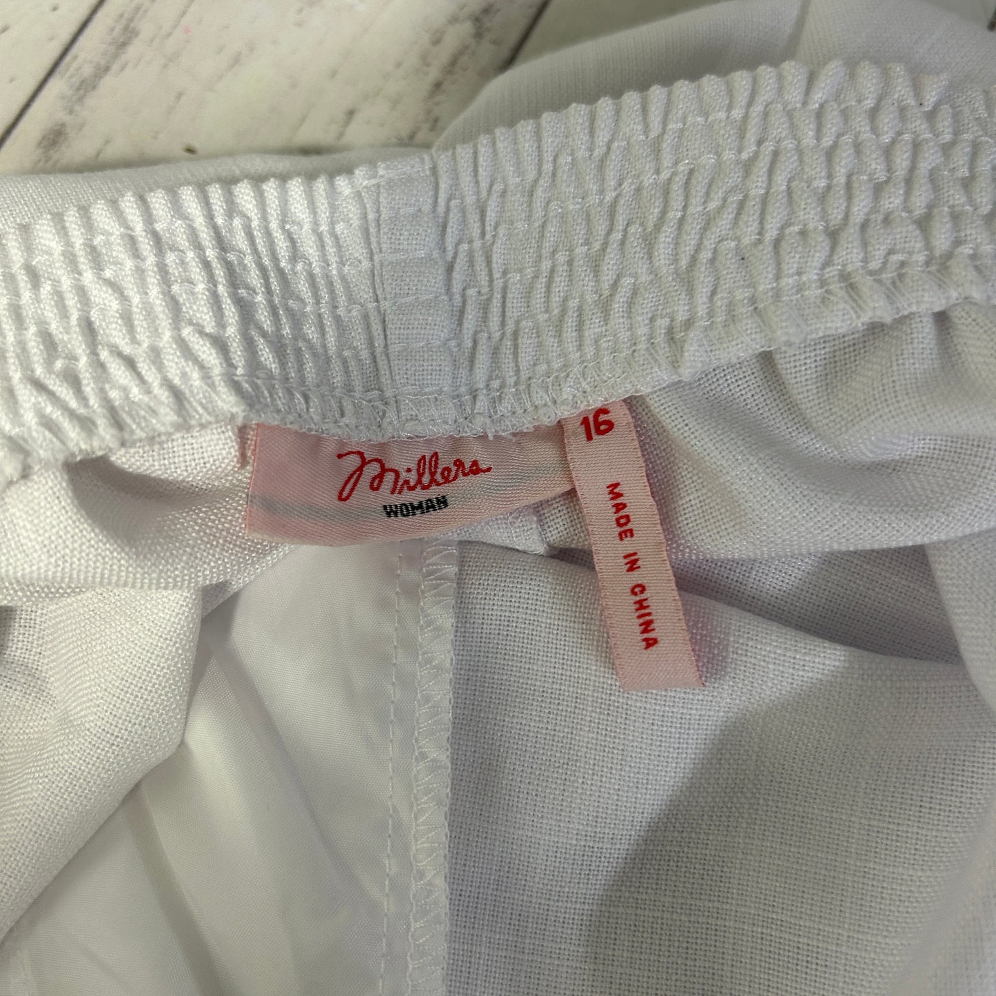 Millers White Pants - Size 16