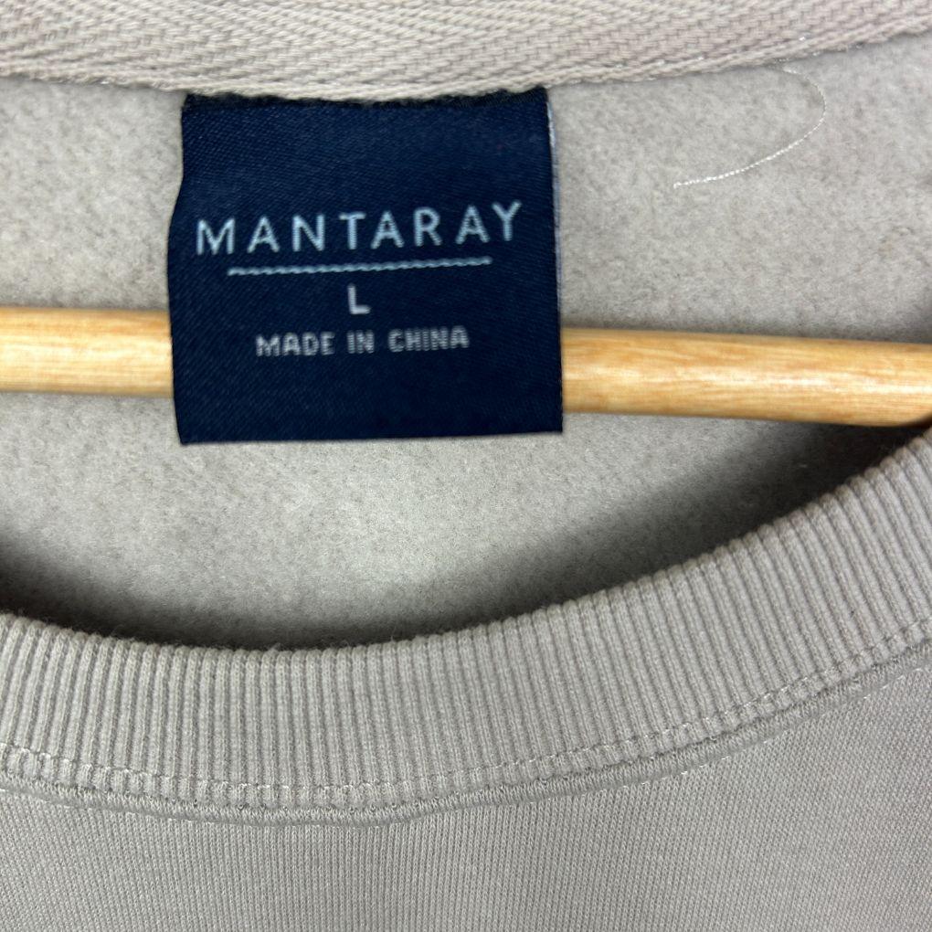 Mantaray Beige Cotton Jumper - Size L