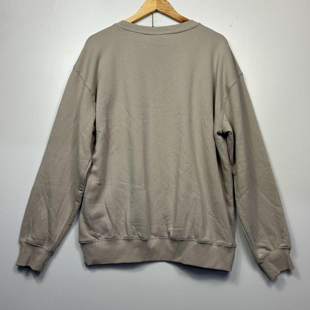 Mantaray Beige Cotton Jumper - Size L