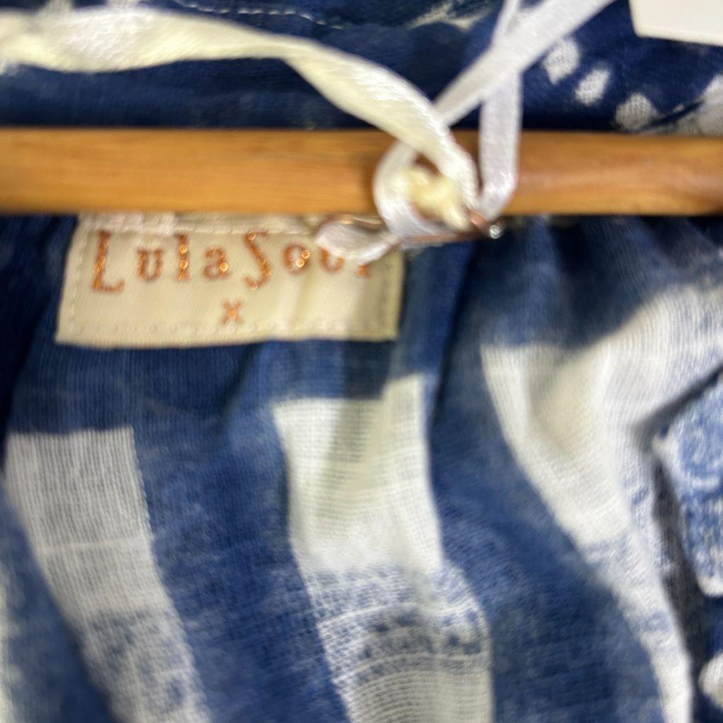LuluSoul Blue Maxi Dress - Size XL (fault marks)
