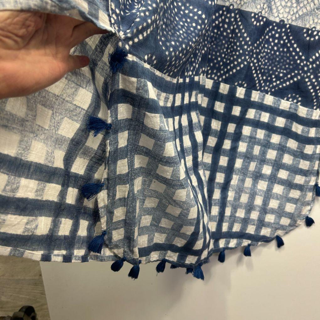 LuluSoul Blue Maxi Dress - Size XL (fault marks)