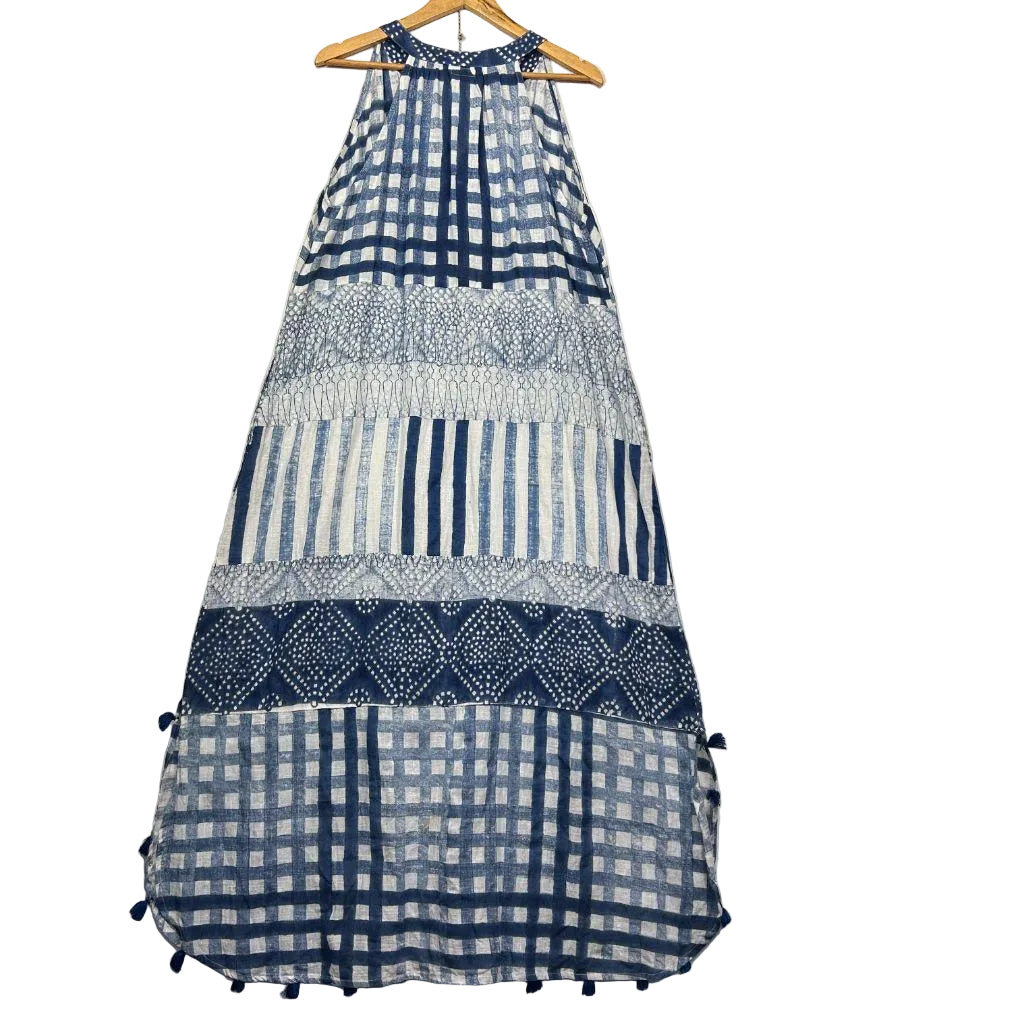 LuluSoul Blue Maxi Dress - Size XL (fault marks)