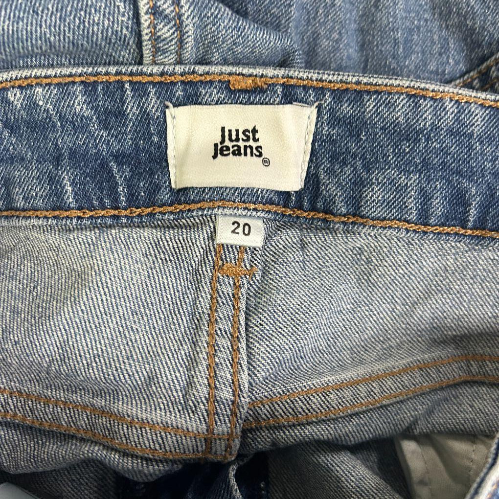 Just Jeans Blue Cotton Jeans - Size 20
