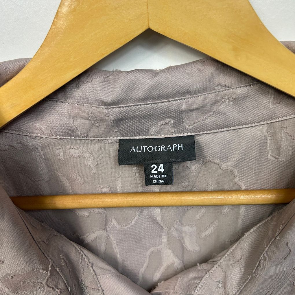 Autograph Taupe Shirt - Size 24