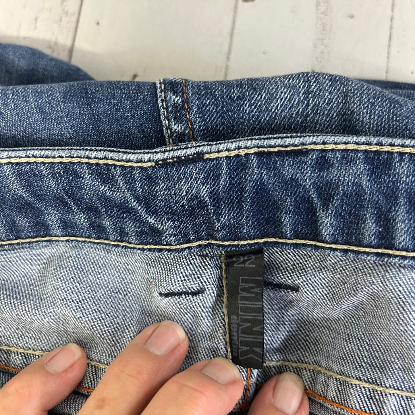 MINK Denim Cropped Pants Jeans - Size 22